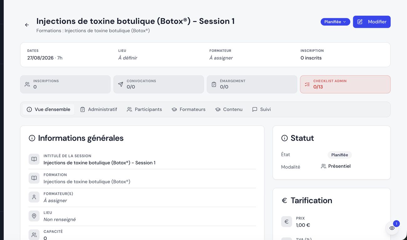 Suivi de progression de l'apprenant dans Formiva